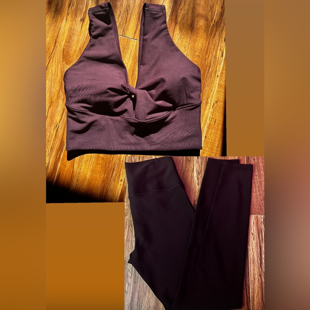 Workout set top and bottom
